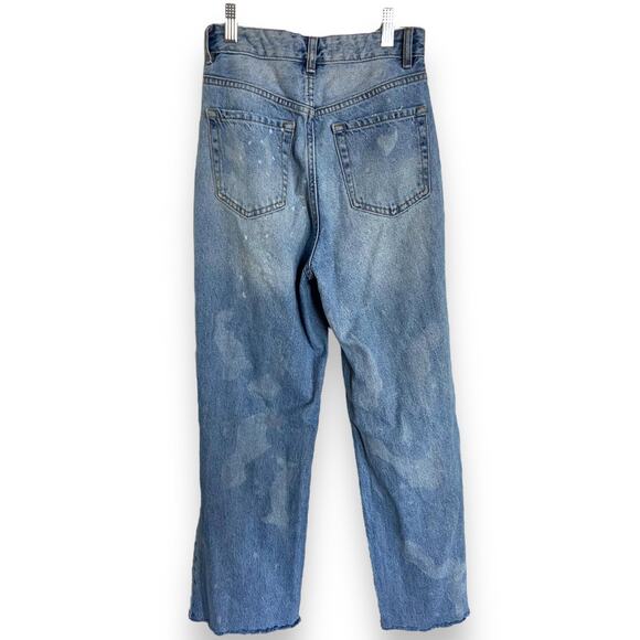 PacSun‎ Womens Jeans Sz 25 90s Boyfriend Distressed Bleached Ripped Baggy - Picture 2 of 9